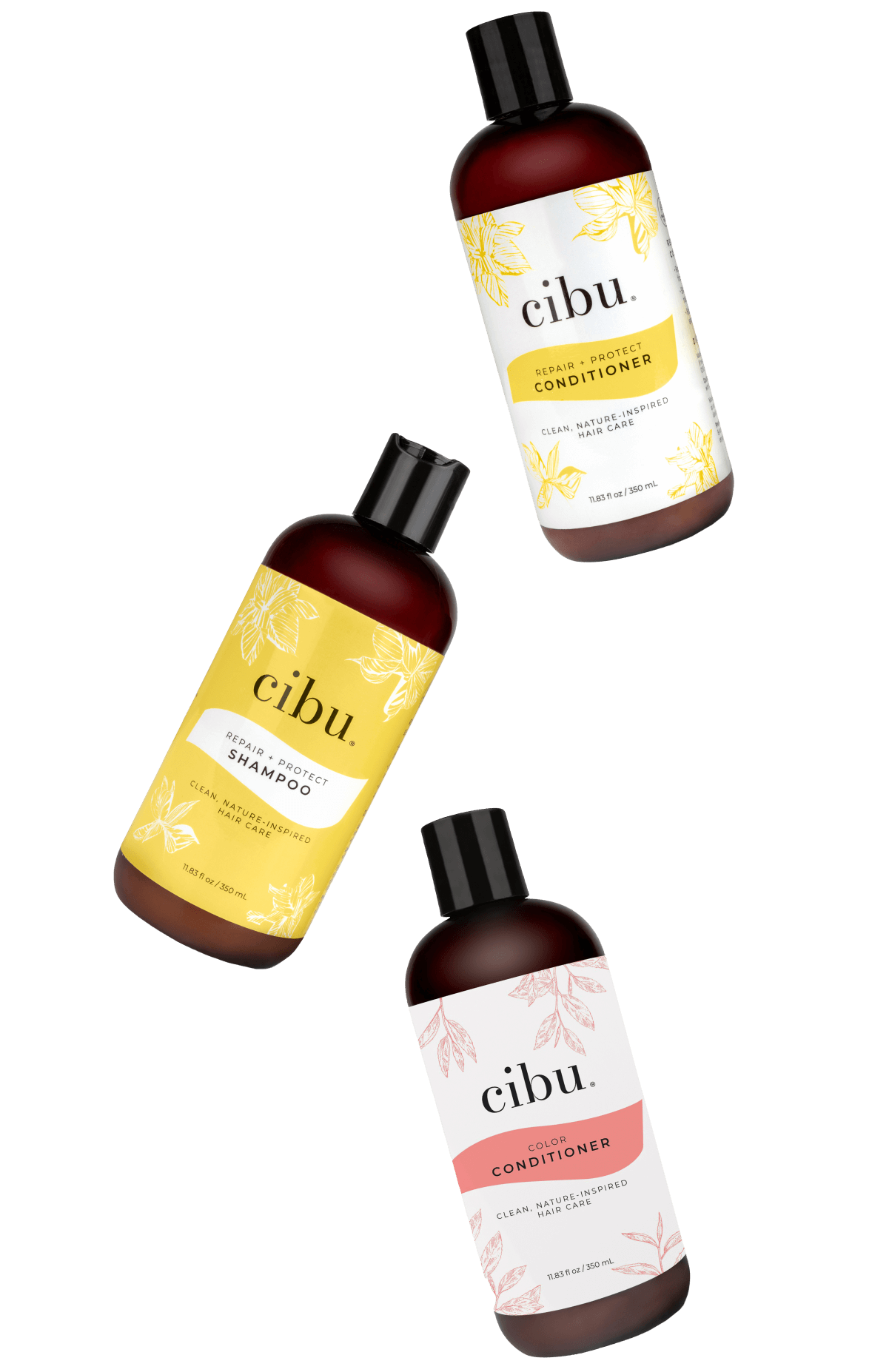Cibu shampoo and conditioner
