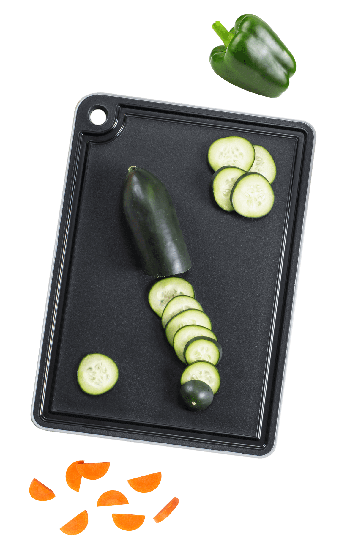 Vegetables on cutting board